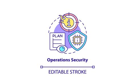 Operations Security Concept Icon 267679 Templatemonster