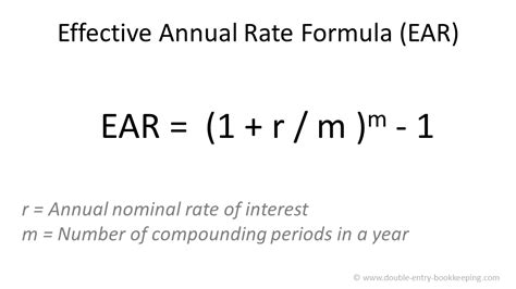 How To Calculate Effective Annual Rate Ear Using Ms Excel Youtube