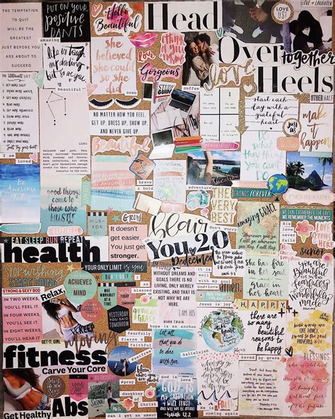 Vision Board And Inspiration For New Year Vision Board Positive