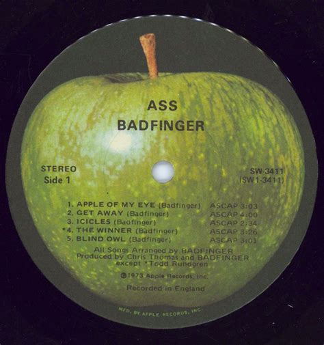 Badfinger Ass Us Vinyl Lp —