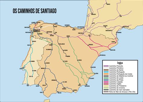 Os Caminhoss De Santiago Viaje Cartesiano