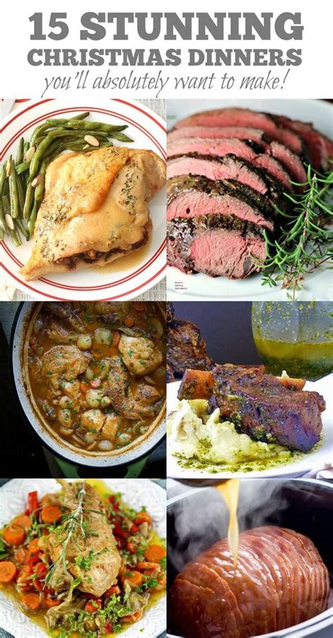 Prepare christmas dinner with any one of these recipe ideas for christmas appetizers, side sure, flowers are nice, but homemade food gifts are the sweetest tokens of affection—especially when they're for christmas side dishes, we have recipes for mashed potatoes, casseroles, breads, and. 15 Stunning Christmas Dinners You'll Absolutely Want To ...