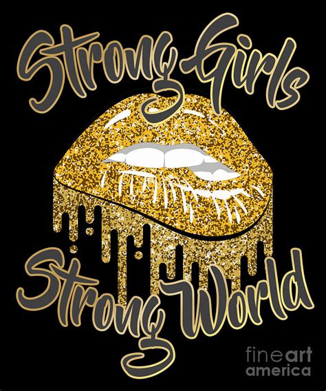 Strong Girls Strong World Girl Power Drawing By Noirty Designs Fine