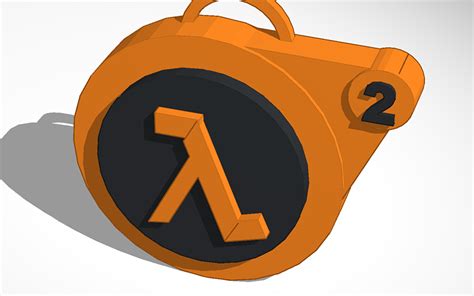 3d Design Half Life 2 Logo Tinkercad