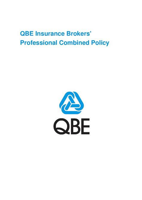Archive Pjbl030913 Qbe Insurance Brokers Professional Combined