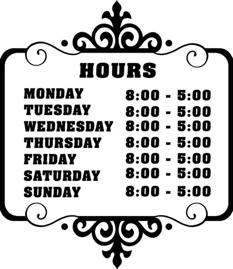 6 Best Printable Office Hours Sign Pdf For Free At Printablee
