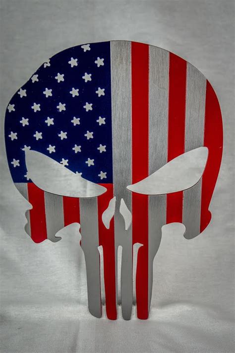 Maybe you would like to learn more about one of these? American Flag Punisher Skull | Shop for Metal Signs ...