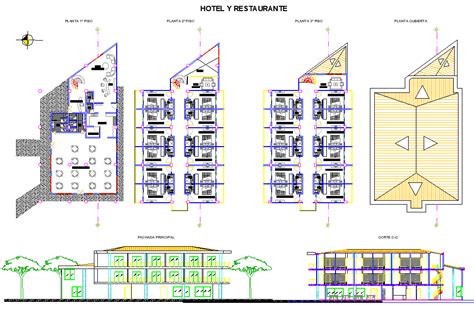 Hotel Layout Plan And Elevation Design Dwg File Cadbull Porn Sex Picture