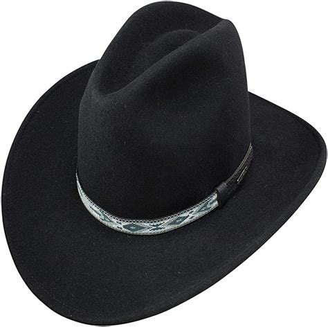 Stetson Granger Crushable Black Felt Usa Made Cowboy Hat Renegade