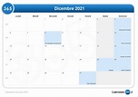 Calendario dicembre 2021