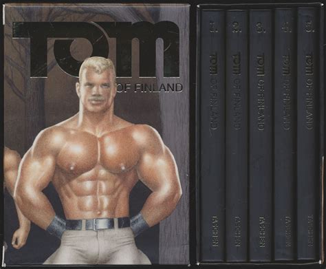 tom of finland the comic collection 5 bände komplett 5 volumes complete by laaksonen