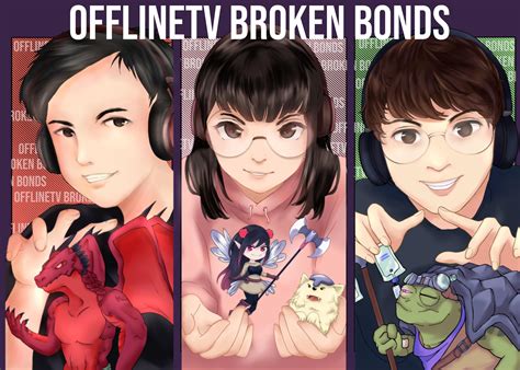 my offlinetv x brokenbonds fanart! took so long but WORTH IT!! : r