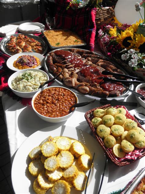 Looking for dinner ideas south africa? BBQ BUFFET | Rustic rehearsal dinners, Wedding reception ...