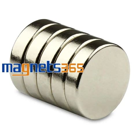 Omo Magnetics 5pcs 16mm X 5mm N50 Grade Small Disc Round Cylinder Rare