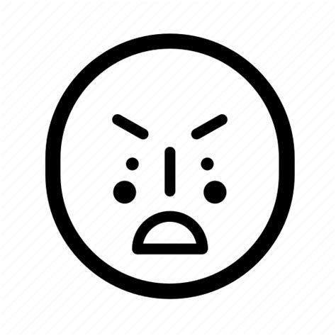 Angry Mad Upset Icon Download On Iconfinder