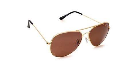 Alf Brown Tinted Aviator Sunglasses S25b3667 ₹1119