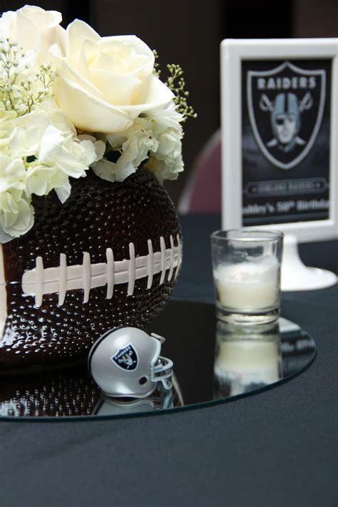 Football Centerpieces For Game Day B Lovely Events Football Wedding