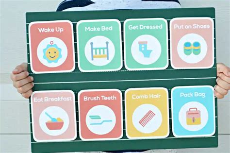 The Best Morning And Bedtime Routine Chart That Keeps Kids On Task