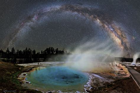 Gorgeous Photo Of The Milky Way In The Night Sky Over Yellowstone