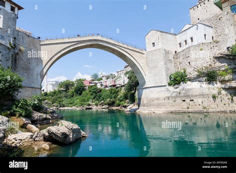 Stari Most Old Bridge In Mostar Bosnia And Herzegovina