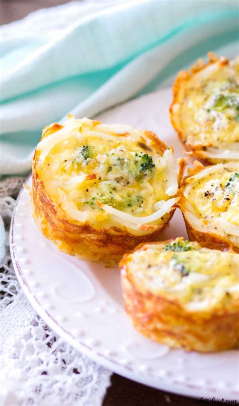 This Homemade Quiche Recipe Is For Hash Brown Crusted Broccoli And