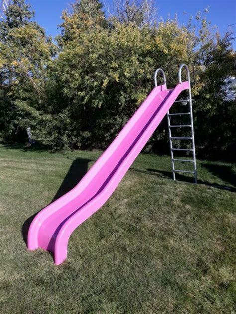 New 14 Foot Playground Slide 7 Foot Deck Height Not Metal Or Plastic Or