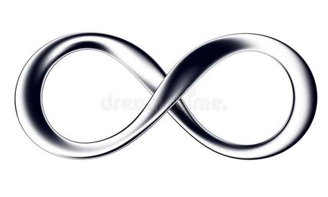 Black Infinity Sign Of Infinity Of Black Color On A White Background