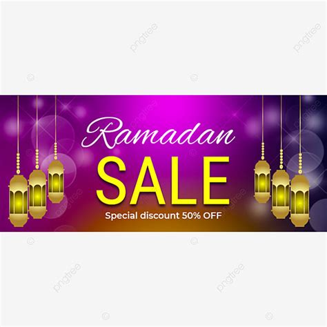 Ramadan Kareem Sale Banner Horizontal Template For Free Download On Pngtree