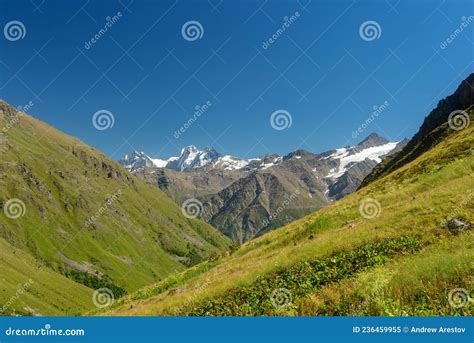 Mountains In The Elbrus Area In Spring Stock Image Image Of Europe