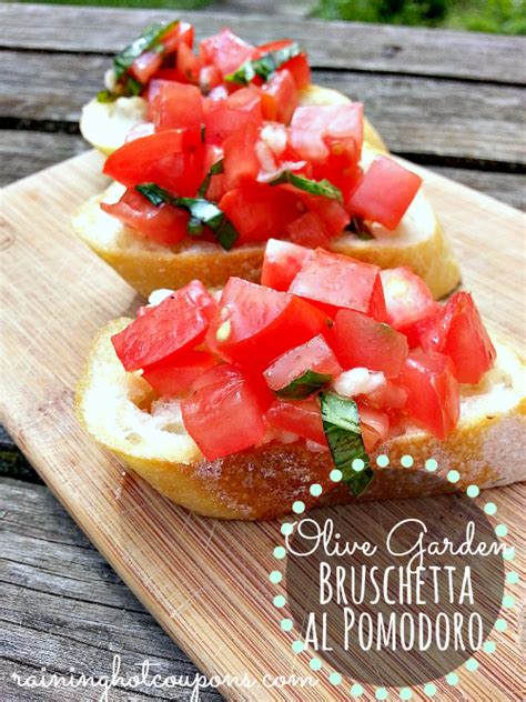 Welcome to olive garden, a place where wine is fine but lunch is better. Copycat Olive Garden Bruschetta al Pomodoro Recipe ...