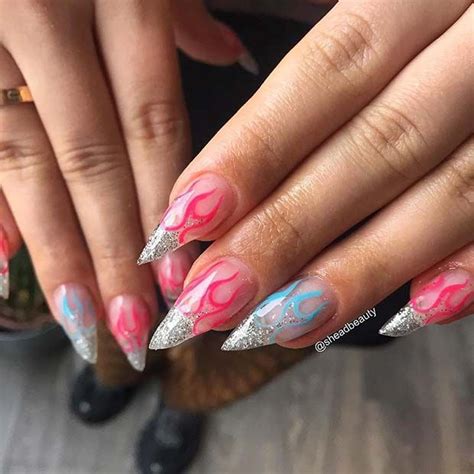 21 Flame Nail Ideas The Newest Summer Manicure Trend Flame Nail Art