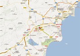 Elche Map - Spain