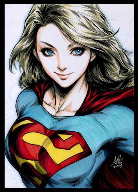 Artgerm Supergirl Illsutration In Comic