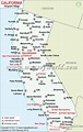 Airports in California Map | California Airports | Airport map ...