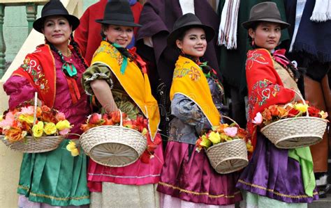 Femmes Decuadorian Equateur Image éditorial Image Du Course