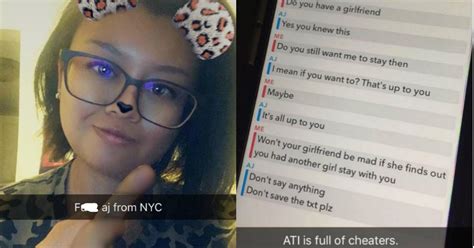 Girl Posts Cheating Guys Conversation To Snapchat