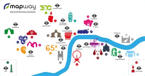Tourist Attraction Map Of London 3