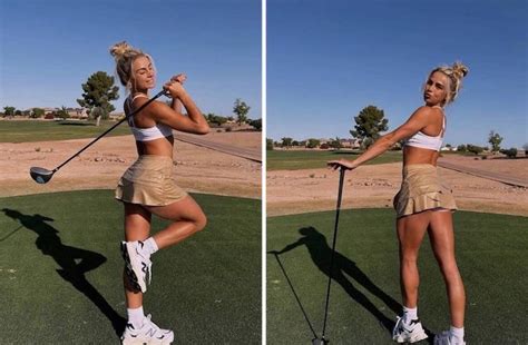Cavinder Twin Takes Up Golf Could Be Coming For Paige Spiranac S World