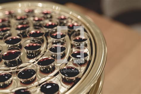 Communion Cup Tray — Photo — Lightstock