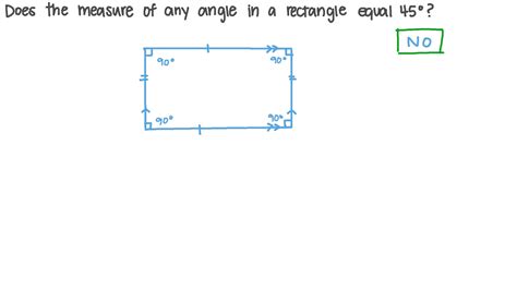 Question Video The Properties Of The Rectangle Nagwa