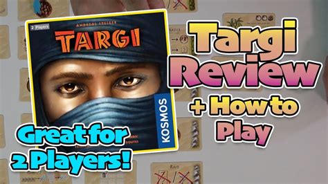 Targi Board Game Review And How To Play A Great Two Player Game Youtube