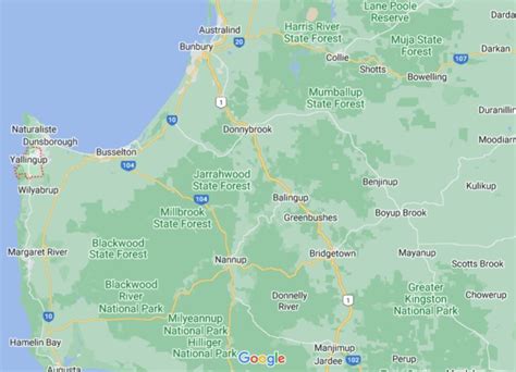 Yallingup Western Australia Australia Area Map And More