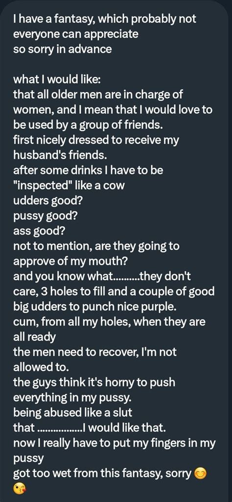 Pervconfession On Twitter She Wants To Be Treated Like A Cow
