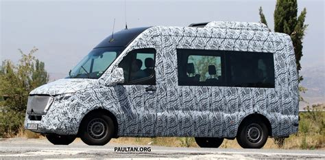 Spyshots 2018 Mercedes Benz Sprinter Van Spotted Full Electric