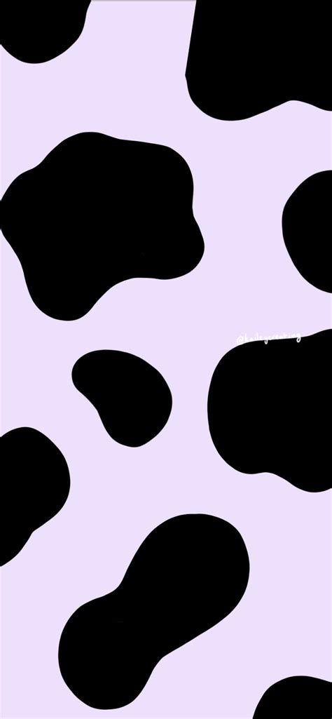 Purple Cow Print 💜 Color Wallpaper Iphone Cow Wallpaper Pastel