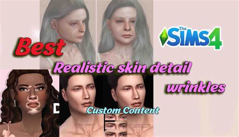 The Sims 4 Realistic Skin Detail Wicked Sims Mods