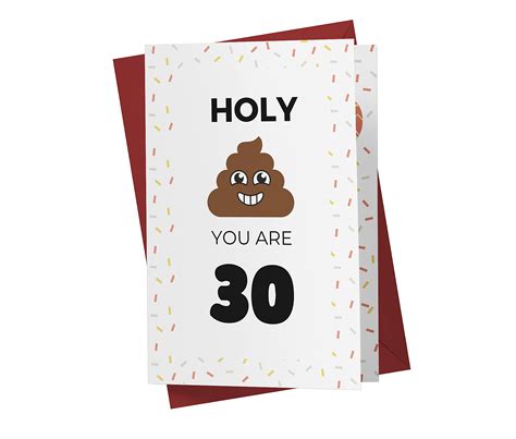 Buy Funny 30th Birthday Card Funny 30 Years Old Anniversary Card