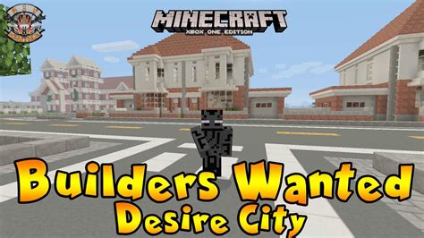 Minecraft Xbox One City Build Builders Wanted Now Youtube