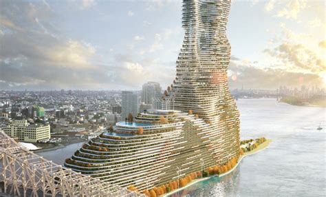 2400 Foot Tall Futuristic Tower Proposed For Roosevelt Island