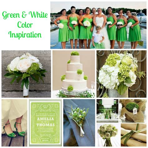 Green And White Wedding Ideas Rustic Wedding Chic